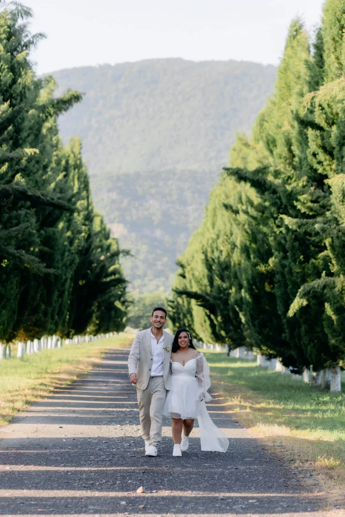 Wedding in Georgia winery