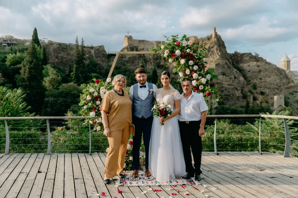 Wedding in the mountains in Georgia