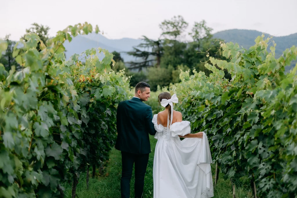 Wedding in the vineyard of Georgia