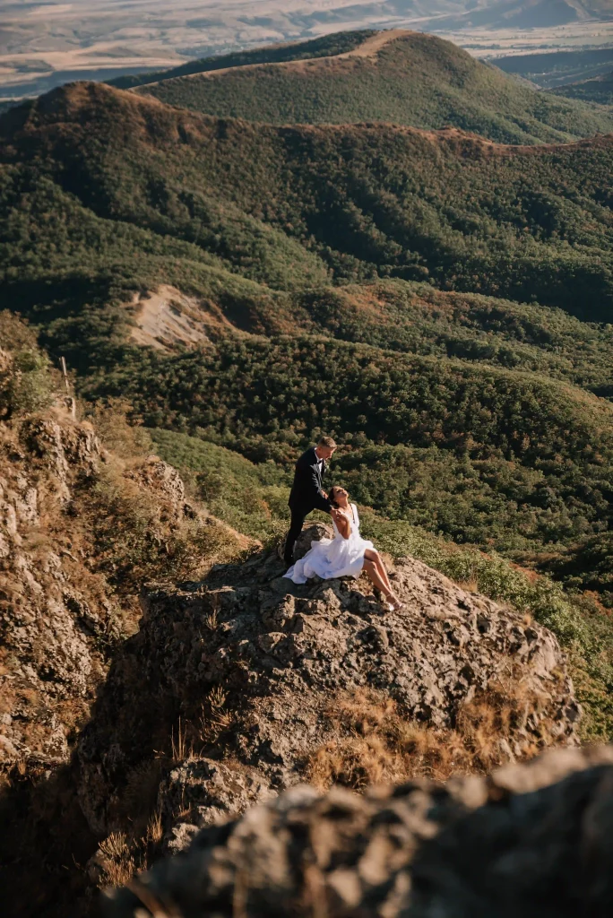 Wedding in the mountains of Georgia