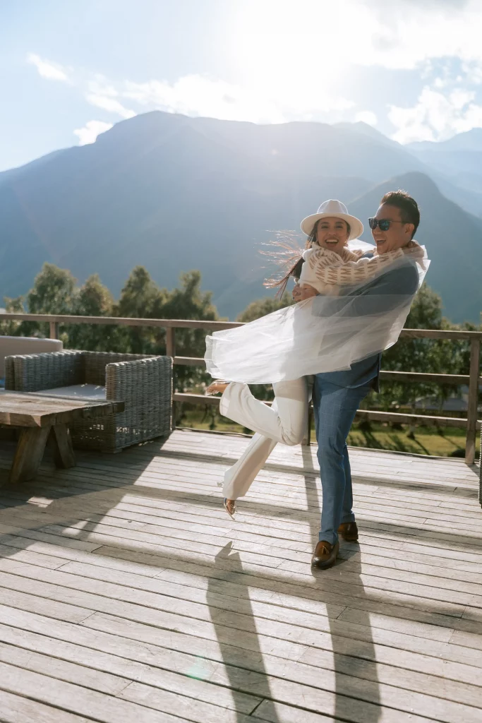 Wedding in the mountains of Georgia