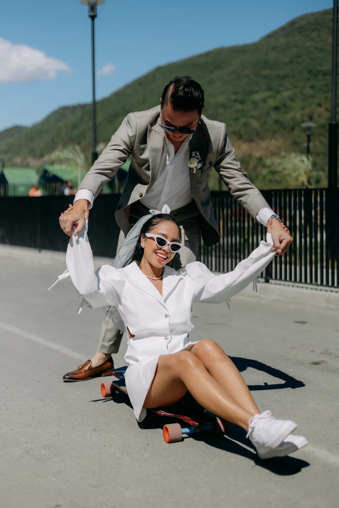 Skateboarding Wedding