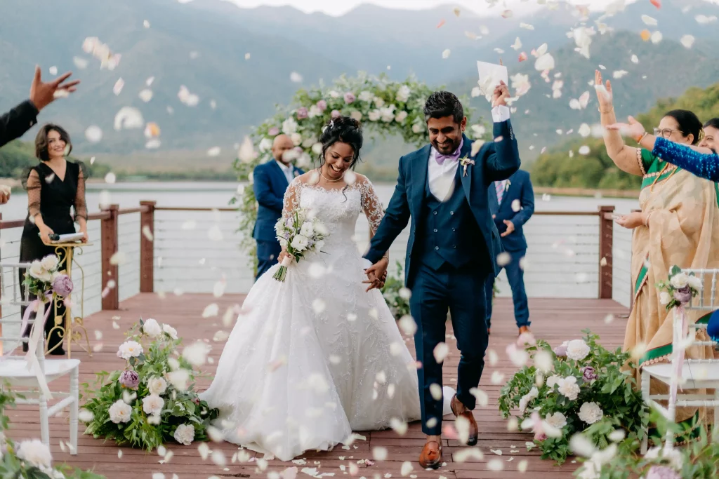 Wedding at the lake in Georgia