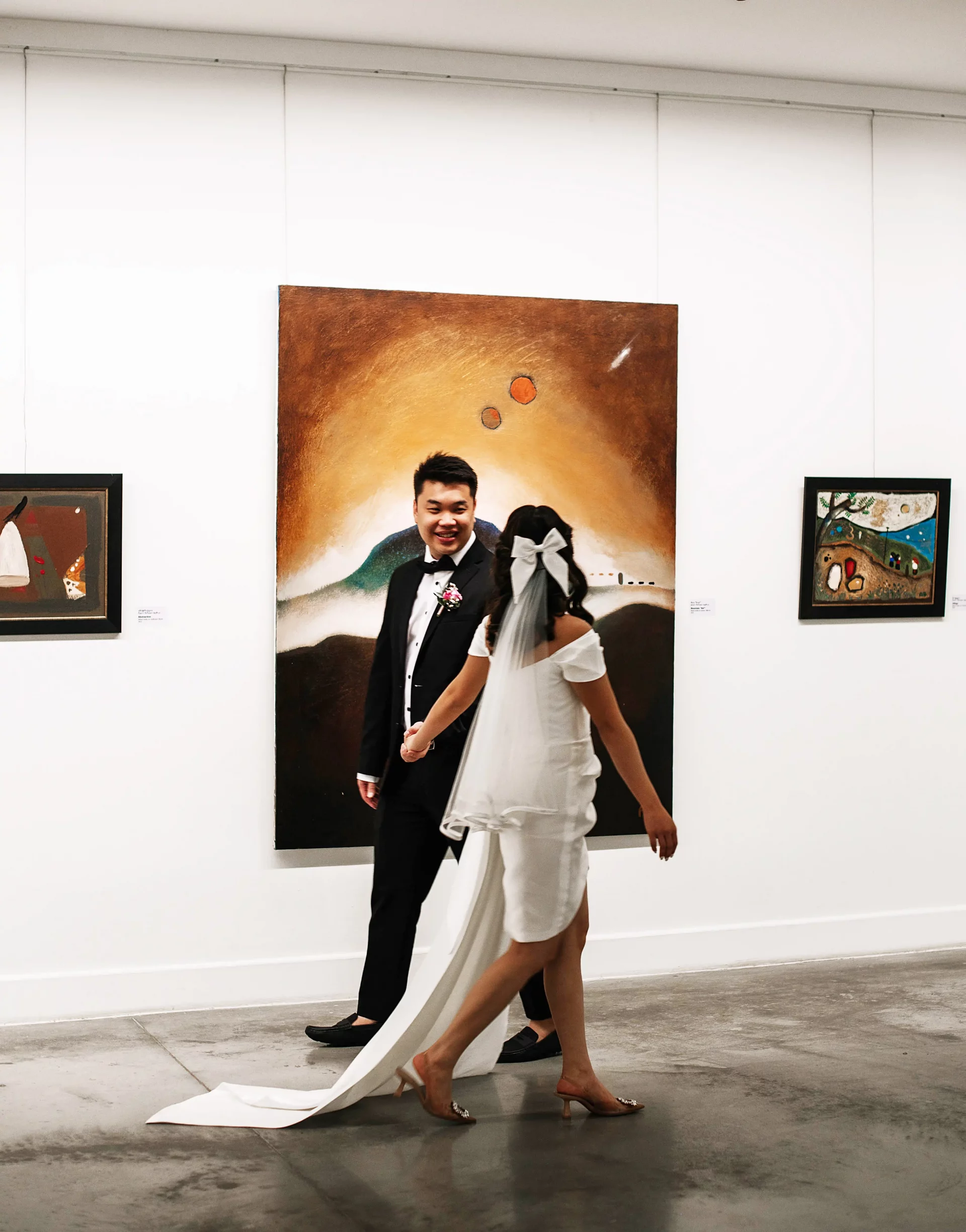 Wedding at an art gallery in Tbilisi, Georgia