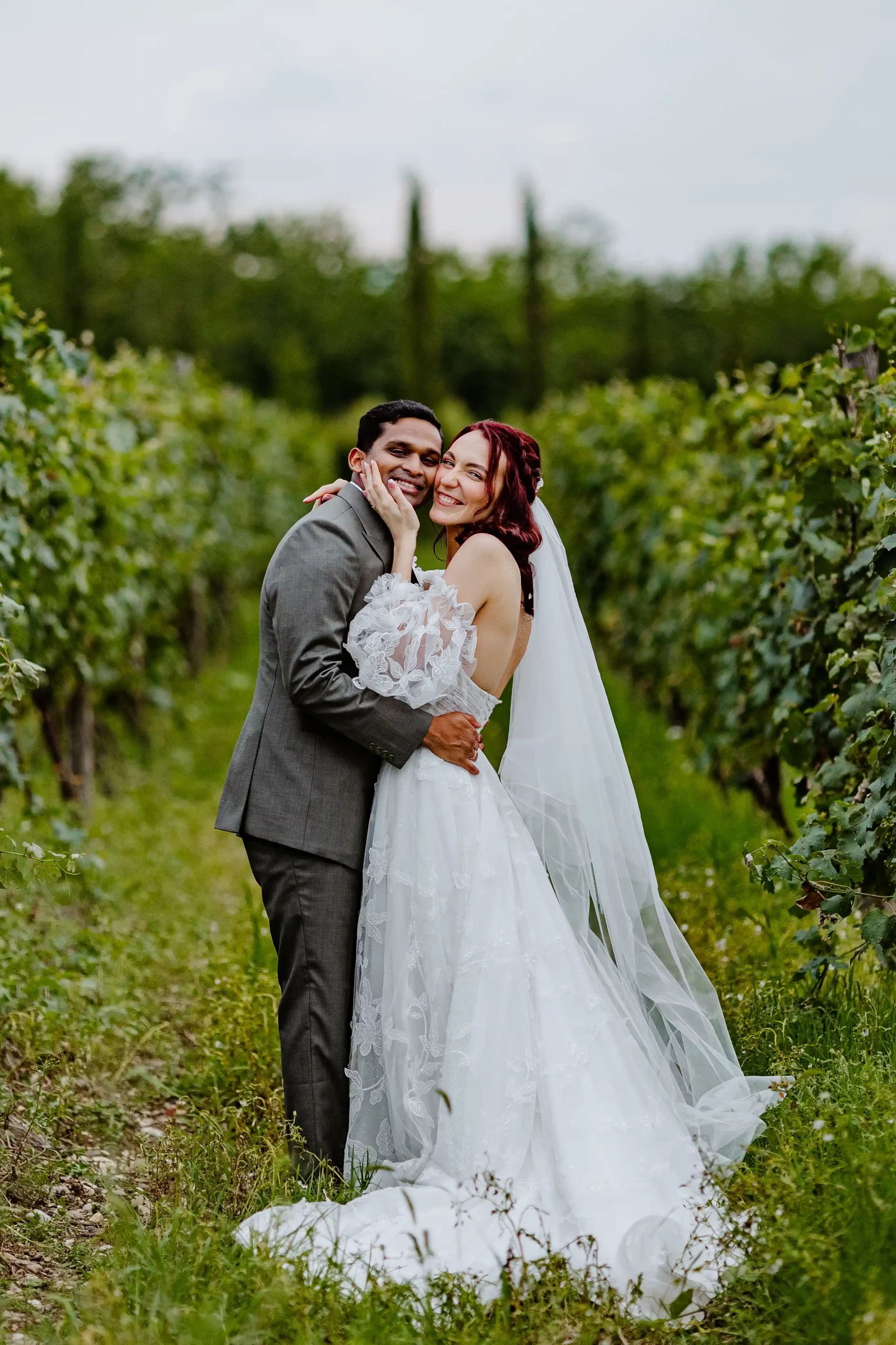 Wedding in vineyards in Georgia