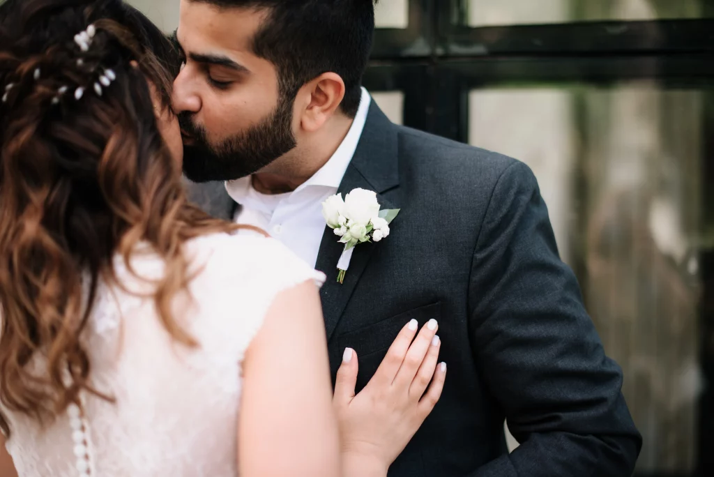 Touching wedding photos in Georgia