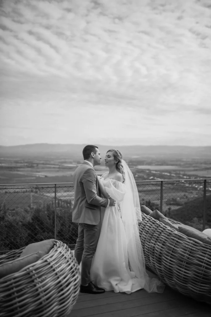 Wedding with a view in Georgia