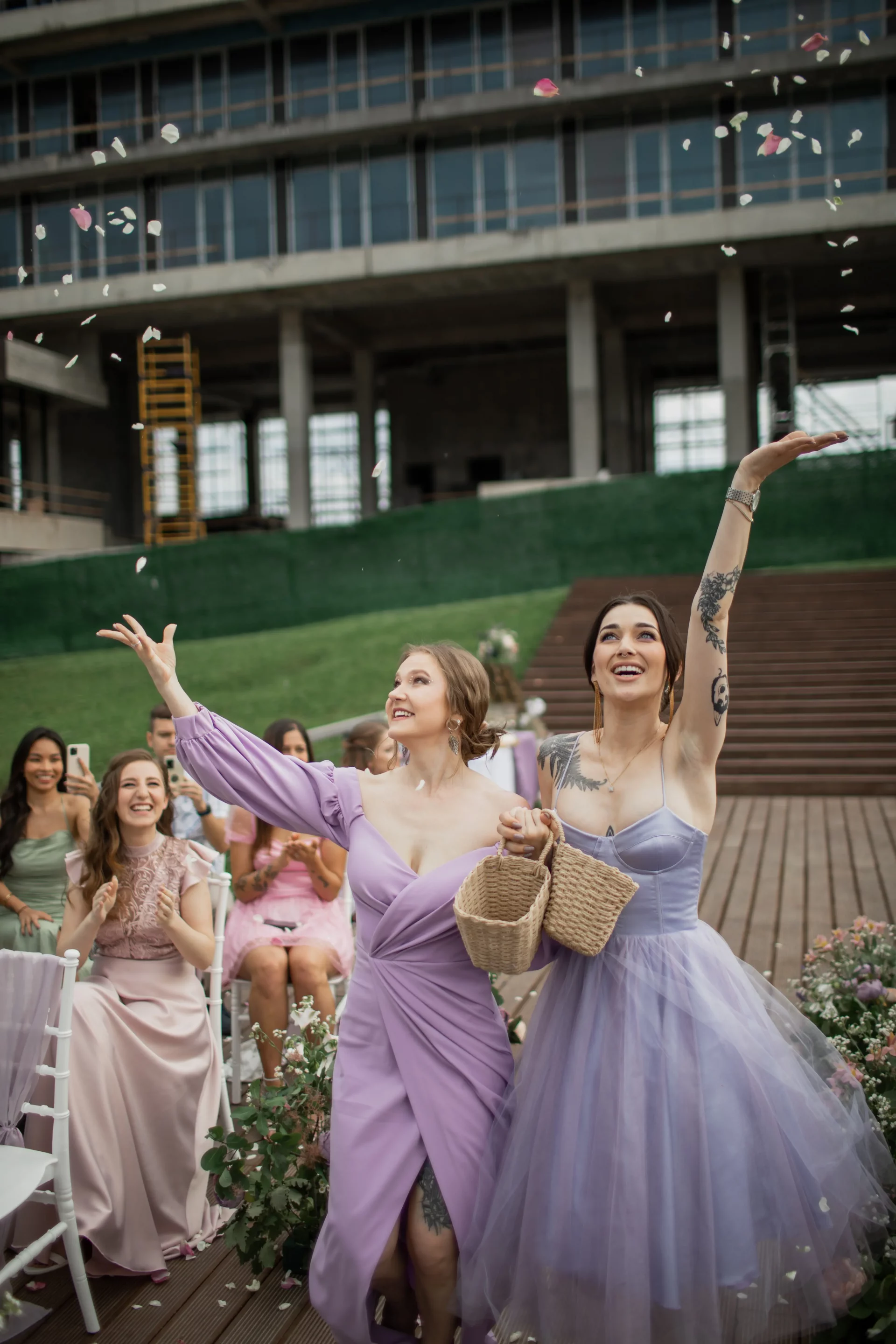 Bridesmaids at a wedding in Georgia