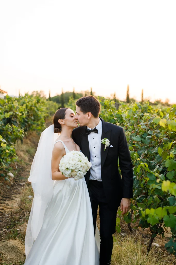 Wedding photo shoot at a winery in Georgia