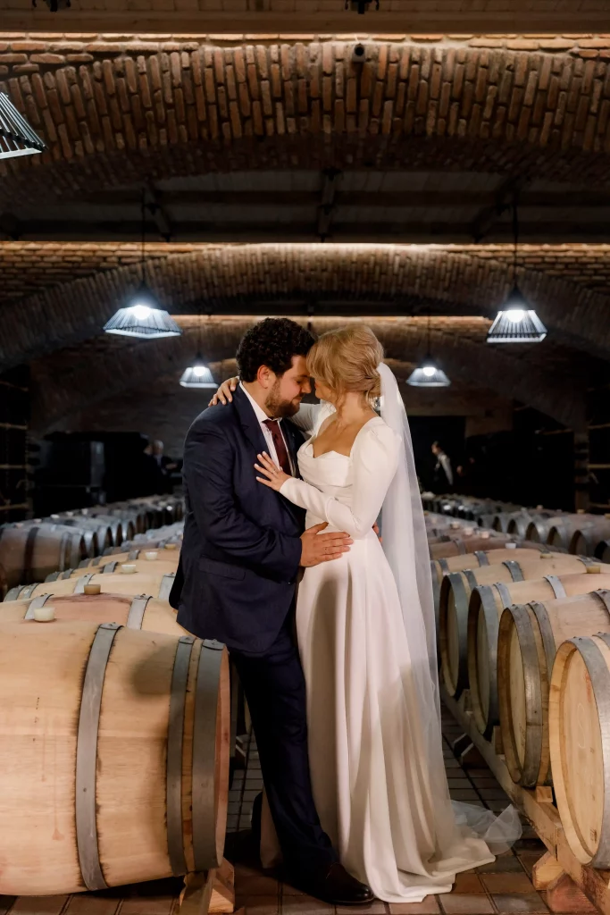 Wedding in Georgia for foreign couples from Saudi Arabia at a winery 