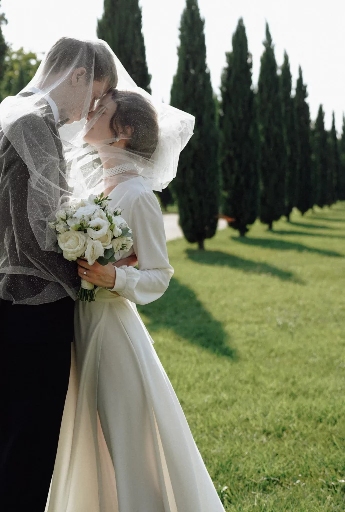 Wedding shoot at Mukhrani Chateau in Georgia