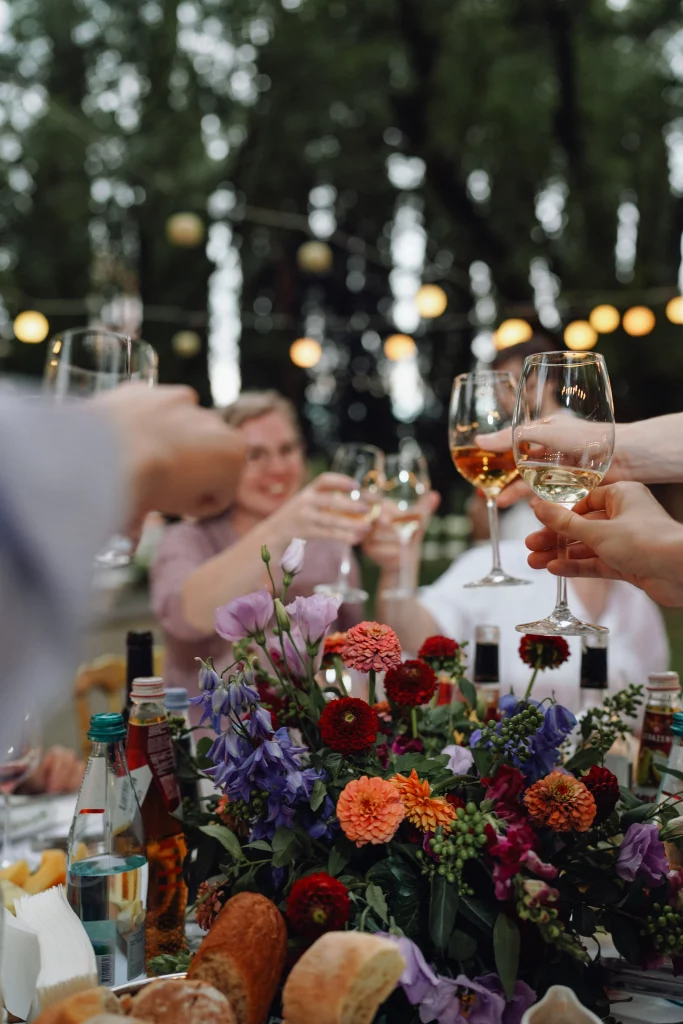 Off-site ceremony at Chateau Mukhrani in Georgia