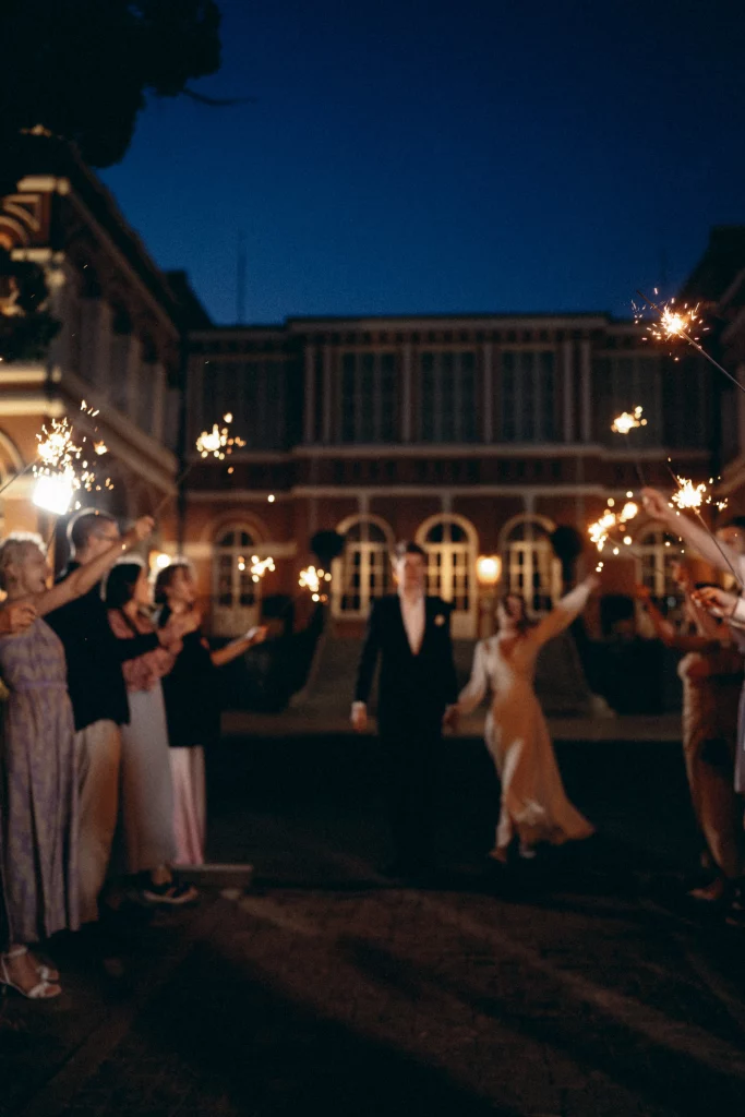 Wedding ceremony at Chateau Mukhrani in Georgia