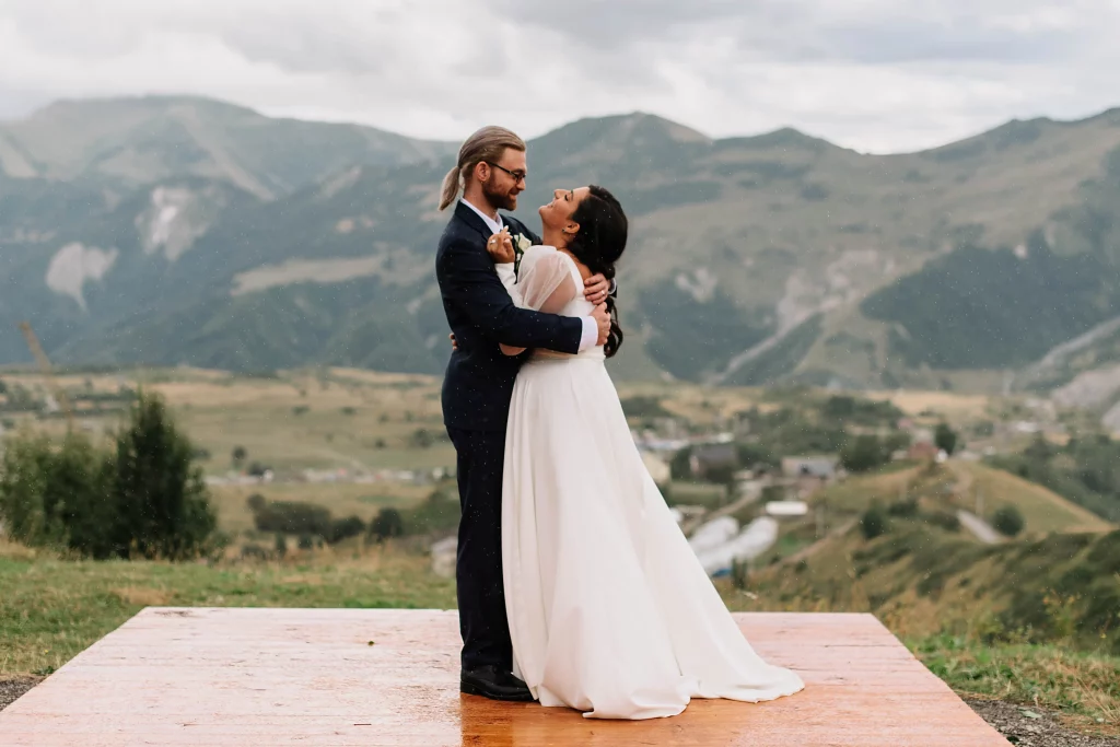 Elopement Wedding in the mountains in Georgia